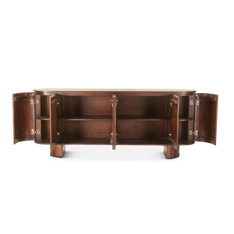 Athena Sideboard in Aged Mahogany from Home Trends & Design - Luna Furniture