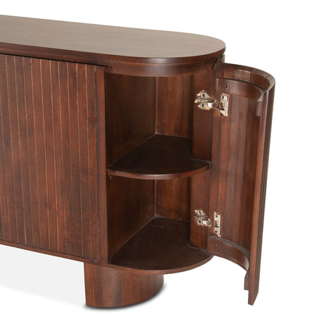 Athena Sideboard in Aged Mahogany from Home Trends & Design - Luna Furniture