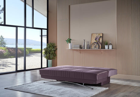 Fantasy Nevada Plum Plain Sleeper Sofa from Bellona - Luna Furniture