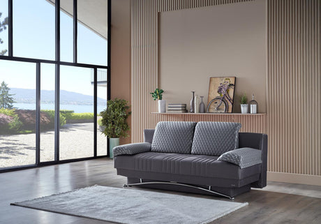 Fantasy Nevada Anthracite Sleeper Sofa from Bellona - Luna Furniture
