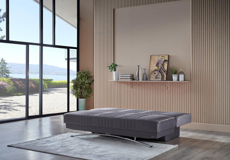 Fantasy Nevada Anthracite Sleeper Sofa from Bellona - Luna Furniture