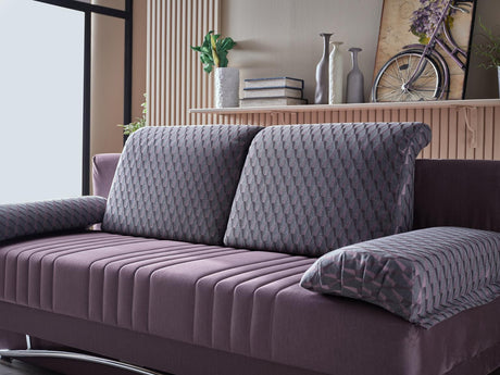 Fantasy Nevada Plum Plain Sleeper Sofa from Bellona - Luna Furniture
