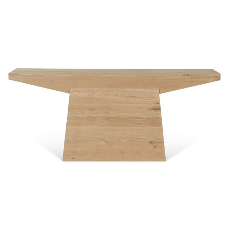 Anvil 68" Console Table in Natural Oak from Home Trends & Design - Luna Furniture