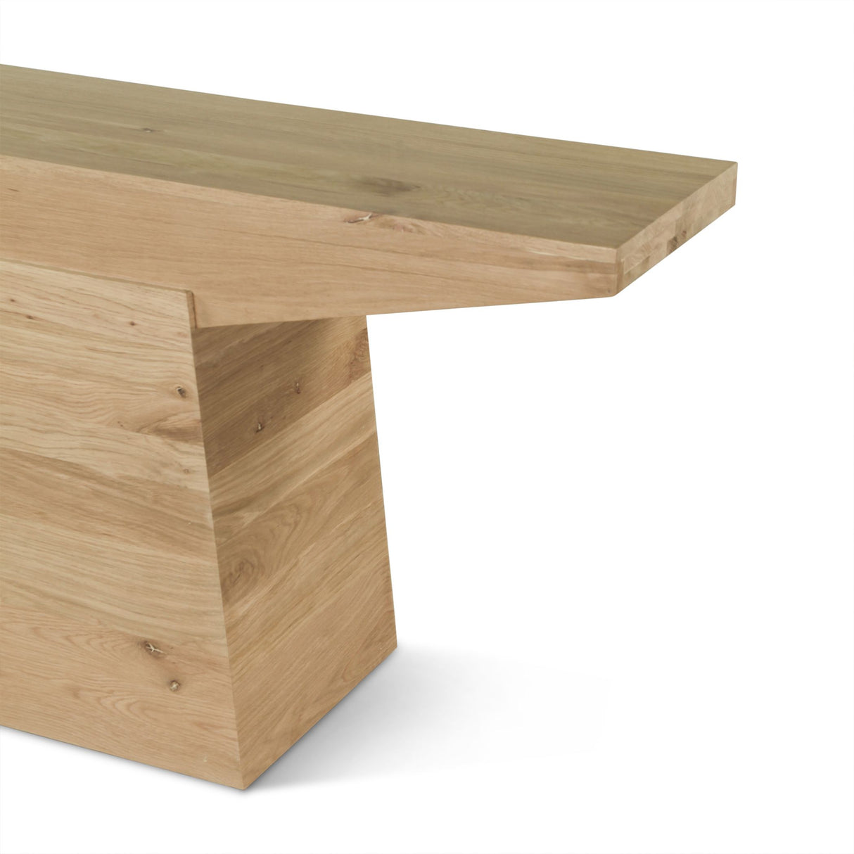 Anvil 68" Console Table in Natural Oak from Home Trends & Design - Luna Furniture