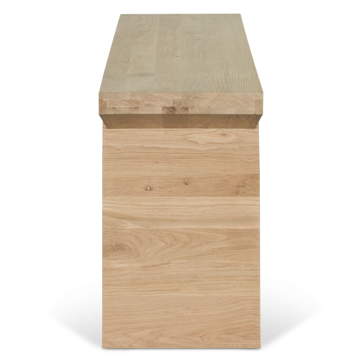 Anvil 68" Console Table in Natural Oak from Home Trends & Design - Luna Furniture