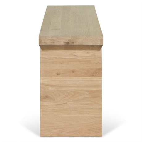 Anvil 68" Console Table in Natural Oak from Home Trends & Design - Luna Furniture