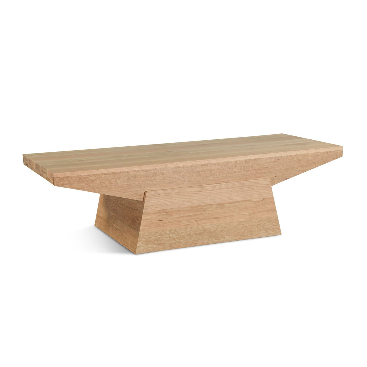 Anvil 58" Coffee Table in Natural Oak from Home Trends & Design - Luna Furniture