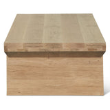 Anvil 58" Coffee Table in Natural Oak from Home Trends & Design - Luna Furniture