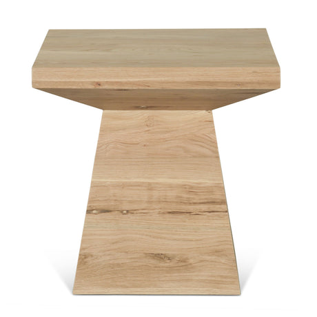 Anvil 24" Side Table in Natural Oak from Home Trends & Design - Luna Furniture
