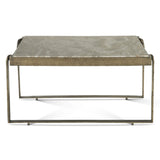 Argos 32" Coffee Table with Marble and Antique Brass from Home Trends & Design - Luna Furniture