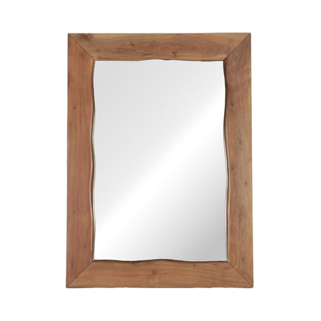 Aspen 43" Mirror Frame in Smoked Acacia from Home Trends & Design - Luna Furniture