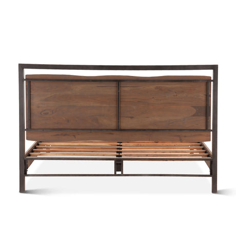 Aspen King Bed in Smoked Acacia from Home Trends & Design - Luna Furniture