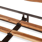 Aspen King Bed in Smoked Acacia from Home Trends & Design - Luna Furniture