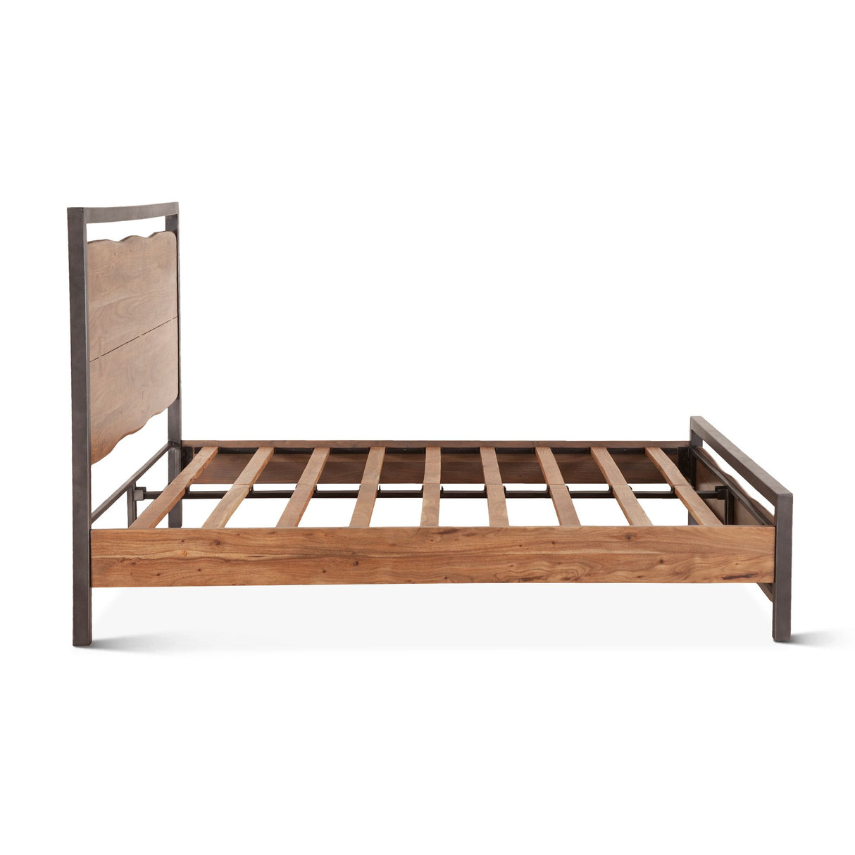 Aspen King Bed in Smoked Acacia from Home Trends & Design - Luna Furniture