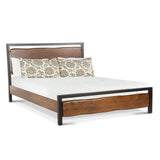 Aspen King Bed in Walnut from Home Trends & Design - Luna Furniture