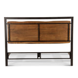 Aspen King Bed in Walnut from Home Trends & Design - Luna Furniture