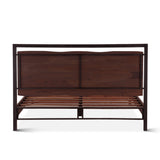 Aspen King Bed in Walnut from Home Trends & Design - Luna Furniture