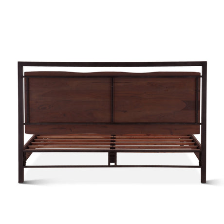 Aspen King Bed in Walnut from Home Trends & Design - Luna Furniture