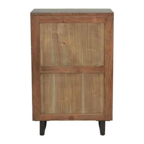 Aspen 34" Tall Chest in Smoked Acacia from Home Trends & Design - Luna Furniture