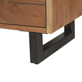 Aspen 34" Tall Chest in Smoked Acacia from Home Trends & Design - Luna Furniture