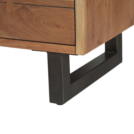 Aspen 34" Tall Chest in Smoked Acacia from Home Trends & Design - Luna Furniture