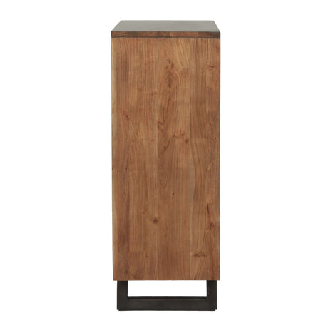 Aspen 34" Tall Chest in Smoked Acacia from Home Trends & Design - Luna Furniture