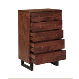 Aspen 34" Tall Chest in Walnut from Home Trends & Design - Luna Furniture