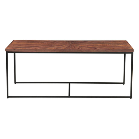 Aster 47" Nesting Coffee Tables in Sunburst Brownstone from Home Trends & Design - Luna Furniture