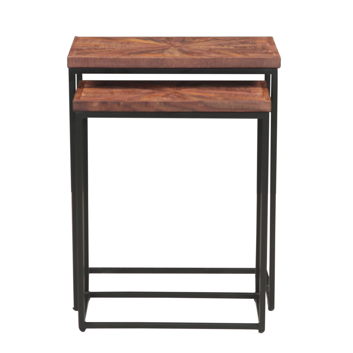 Aster 20" Nesting Side Tables in Sunburst Brownstone from Home Trends & Design - Luna Furniture