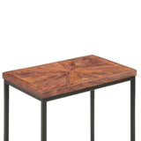 Aster 20" Nesting Side Tables in Sunburst Brownstone from Home Trends & Design - Luna Furniture