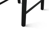 Bilboa 18" Upholstered Dining Chair in Distressed Black, Set of 2 from Home Trends & Design - Luna Furniture