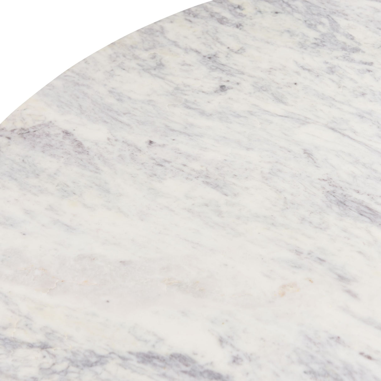 Barcelona 54" Round Dining Table with White Marble and Reclaimed Wood Legs from Home Trends & Design - Luna Furniture