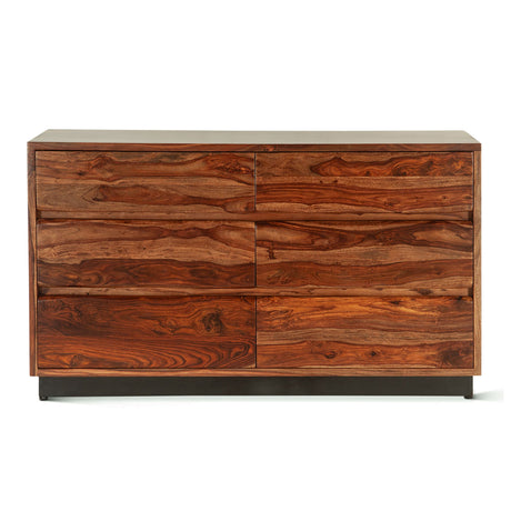 Brisbane 62" Dresser in Natural Sheesham from Home Trends & Design - Luna Furniture