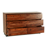 Brisbane 62" Dresser in Natural Sheesham from Home Trends & Design - Luna Furniture