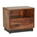 Brisbane 26" Nightstand in Natural Sheesham from Home Trends & Design - Luna Furniture