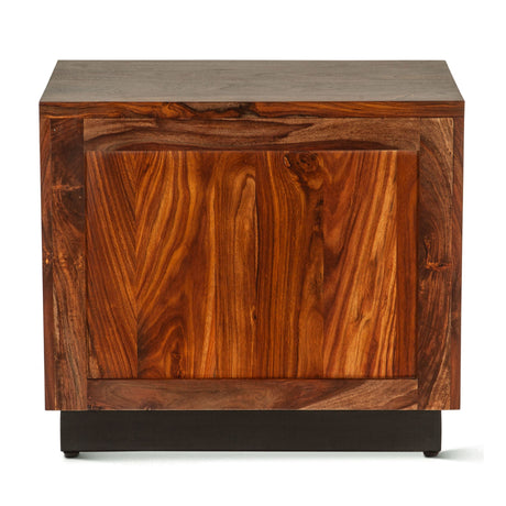 Brisbane 26" Nightstand in Natural Sheesham from Home Trends & Design - Luna Furniture