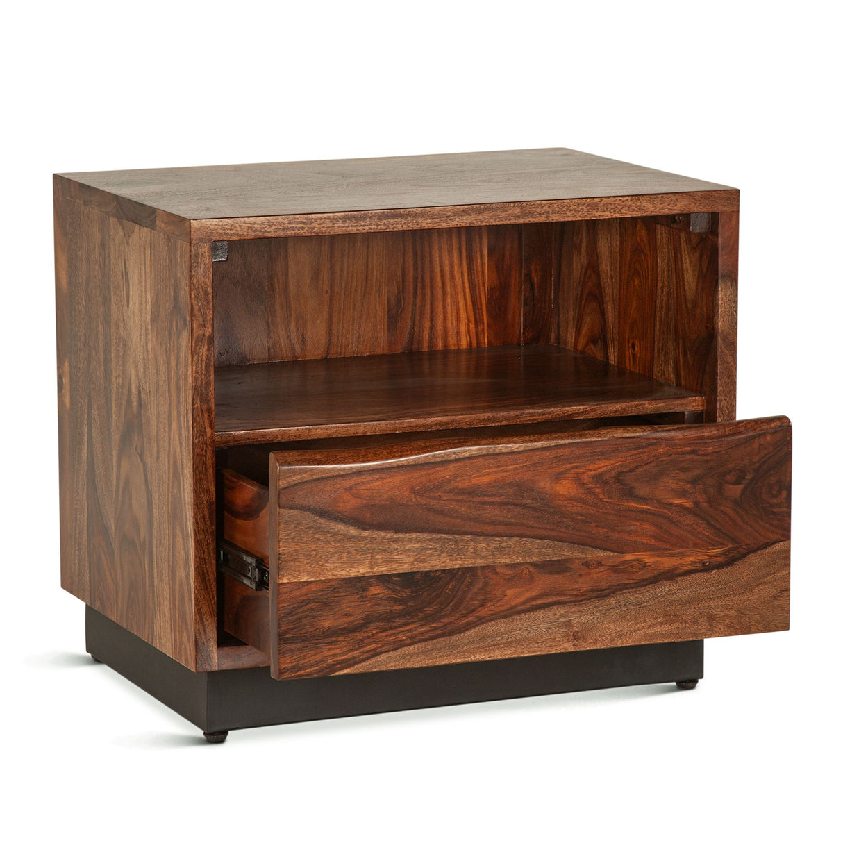 Brisbane 26" Nightstand in Natural Sheesham from Home Trends & Design - Luna Furniture