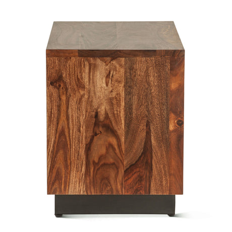 Brisbane 26" Nightstand in Natural Sheesham from Home Trends & Design - Luna Furniture