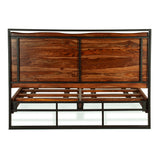 Brisbane King Bed in Natural Sheesham from Home Trends & Design - Luna Furniture