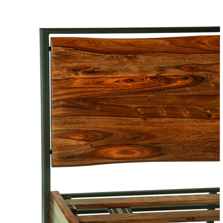 Brisbane King Bed in Natural Sheesham from Home Trends & Design - Luna Furniture