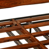 Brisbane King Bed in Natural Sheesham from Home Trends & Design - Luna Furniture