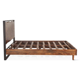 Brisbane King Bed in Natural Sheesham from Home Trends & Design - Luna Furniture