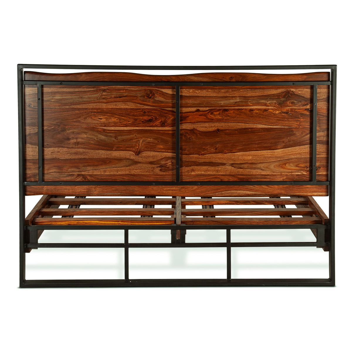 Brisbane Queen Bed in Natural Sheesham from Home Trends & Design - Luna Furniture