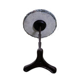 Breton 15" Accent Table with Green Bidasar Marble and Iron from Home Trends & Design - Luna Furniture