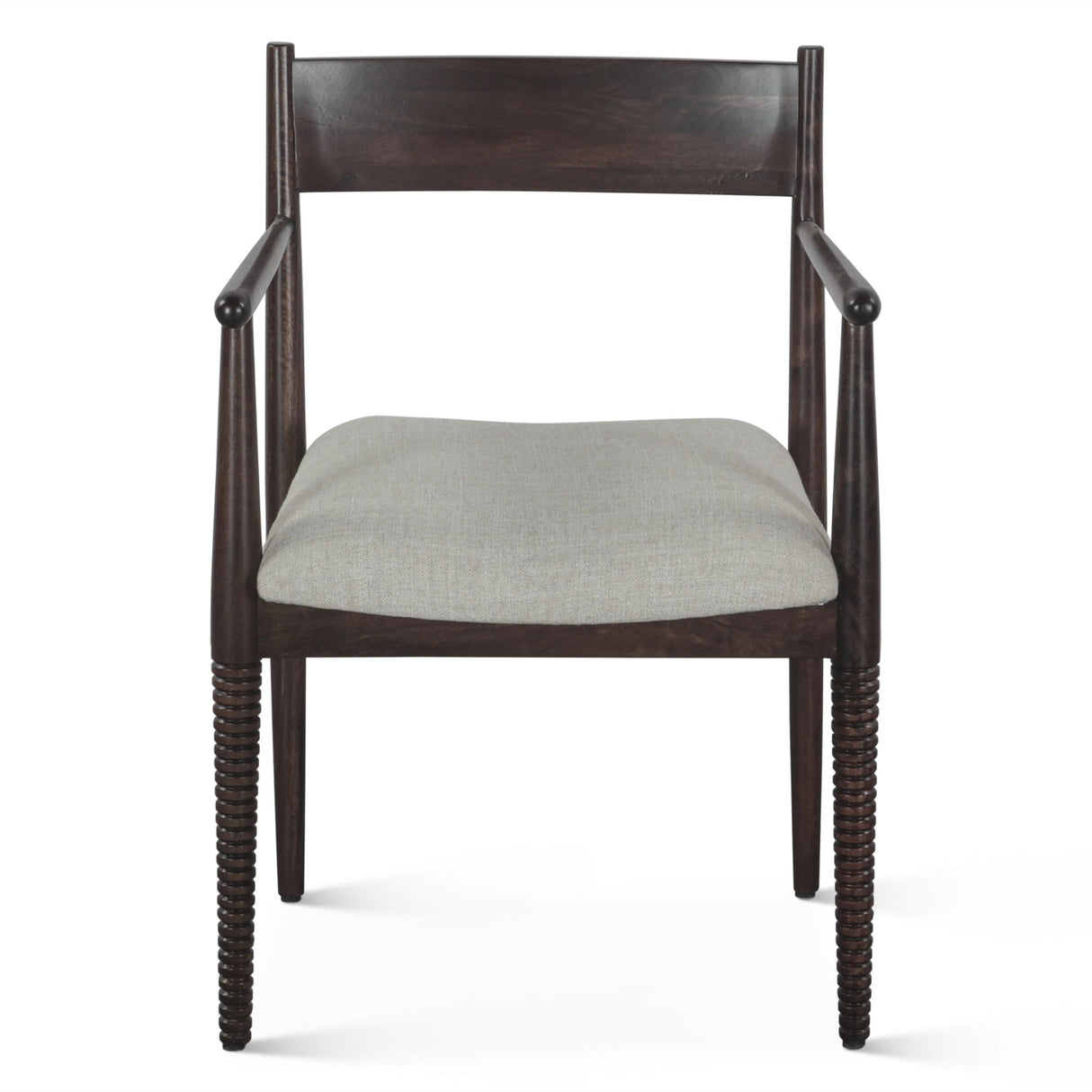 Bijou 22" Upholstered Dining Chair in Dark Sienna from Home Trends & Design - Luna Furniture