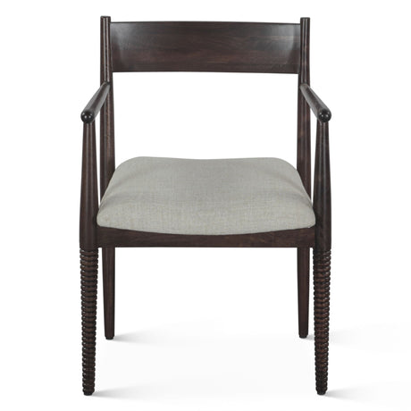 Bijou 22" Upholstered Dining Chair in Dark Sienna from Home Trends & Design - Luna Furniture