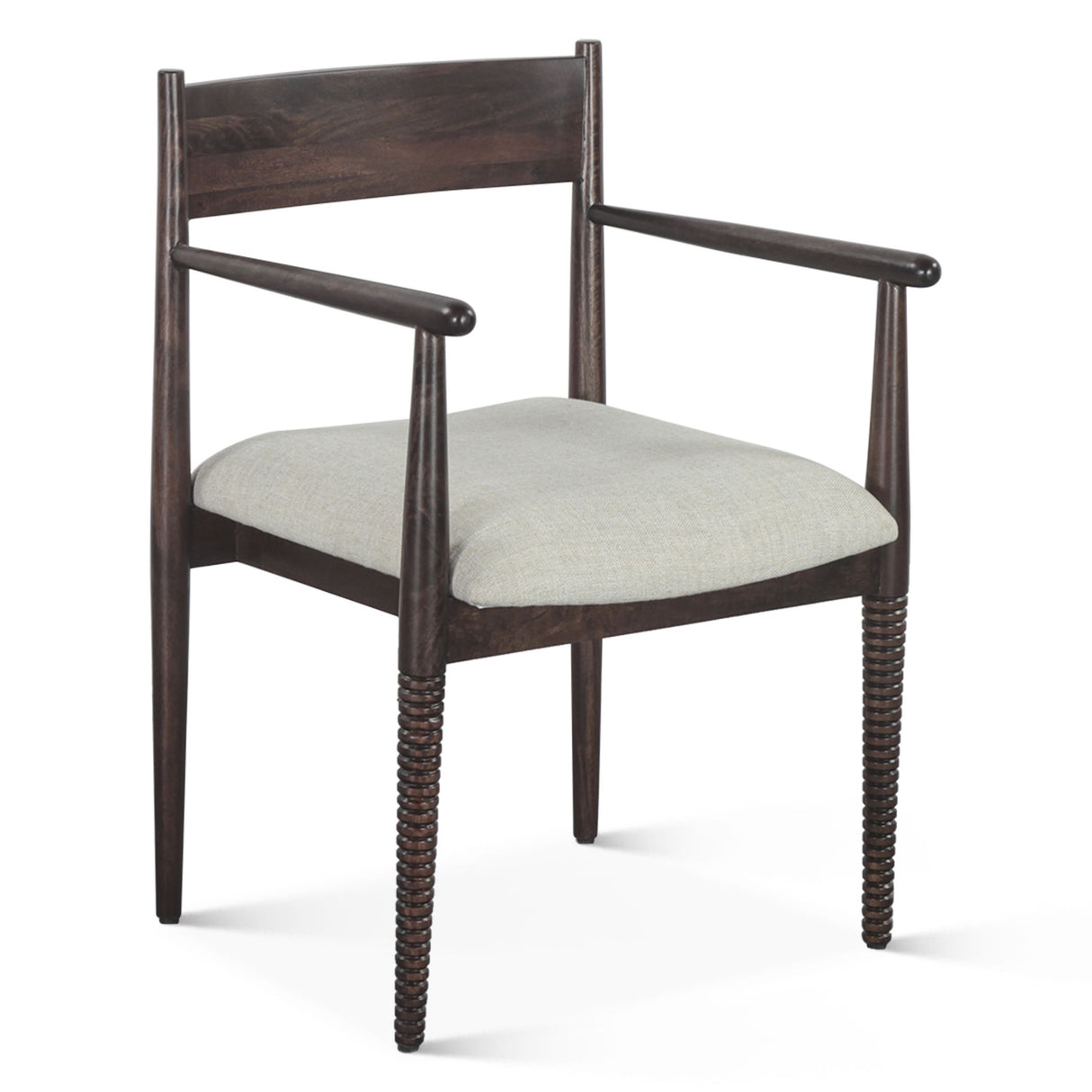 Bijou 22" Upholstered Dining Chair in Dark Sienna from Home Trends & Design - Luna Furniture
