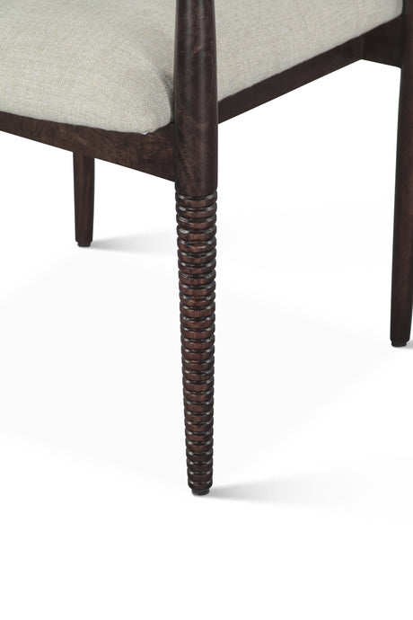 Bijou 22" Upholstered Dining Chair in Dark Sienna from Home Trends & Design - Luna Furniture