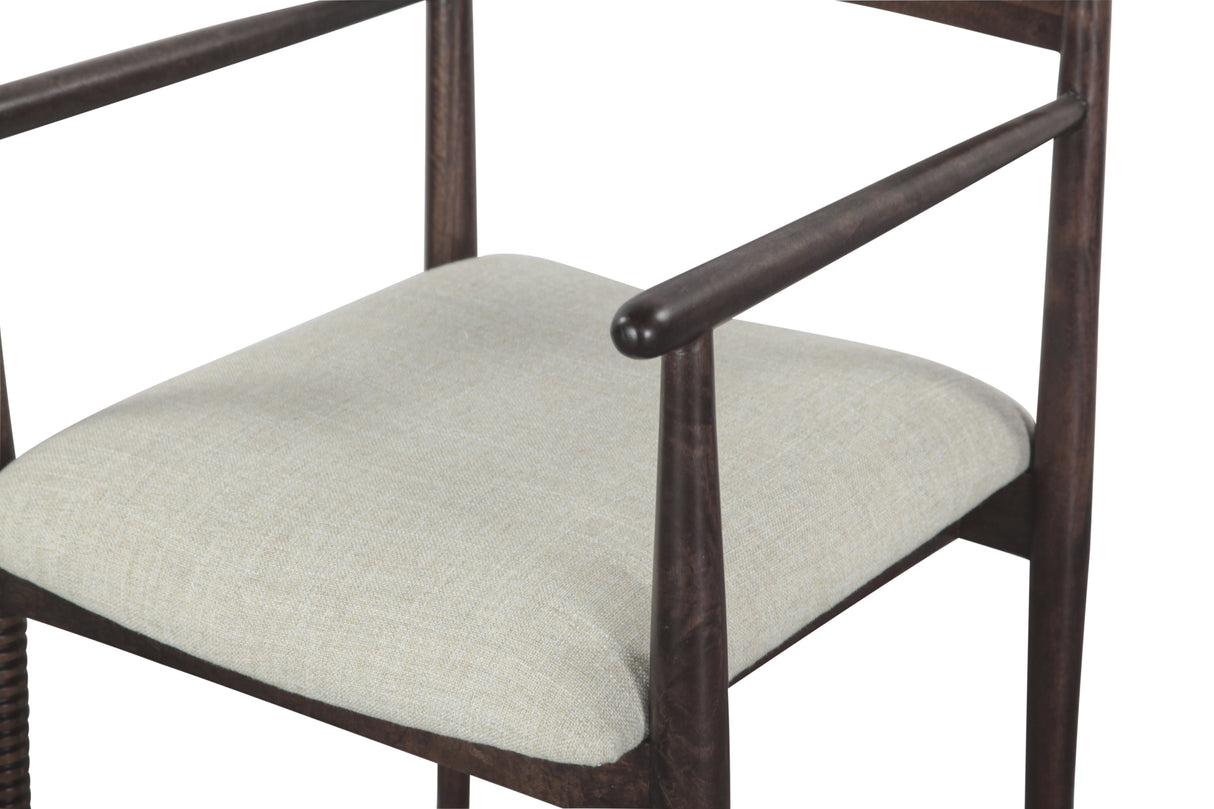 Bijou 22" Upholstered Dining Chair in Dark Sienna from Home Trends & Design - Luna Furniture