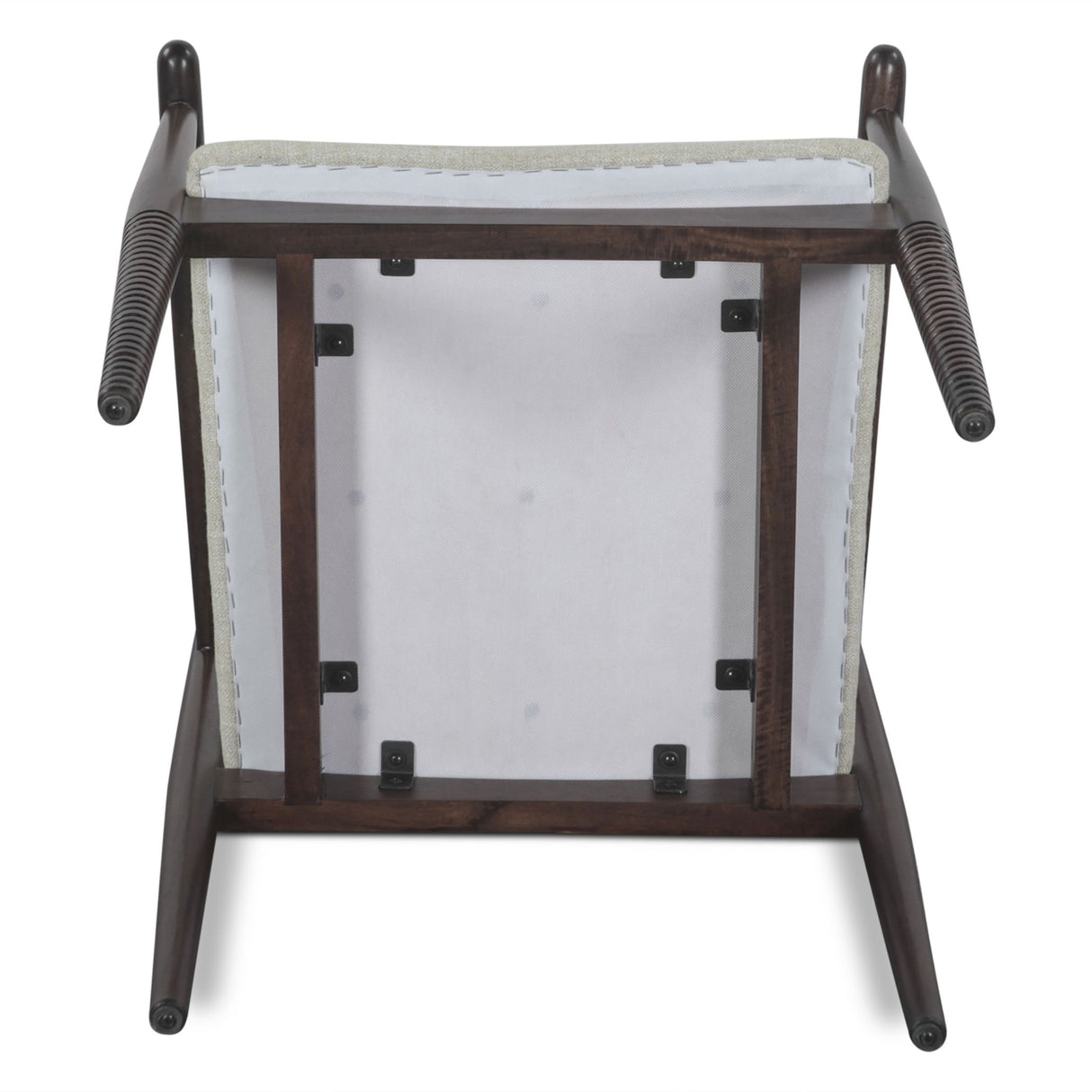 Bijou 22" Upholstered Dining Chair in Dark Sienna from Home Trends & Design - Luna Furniture